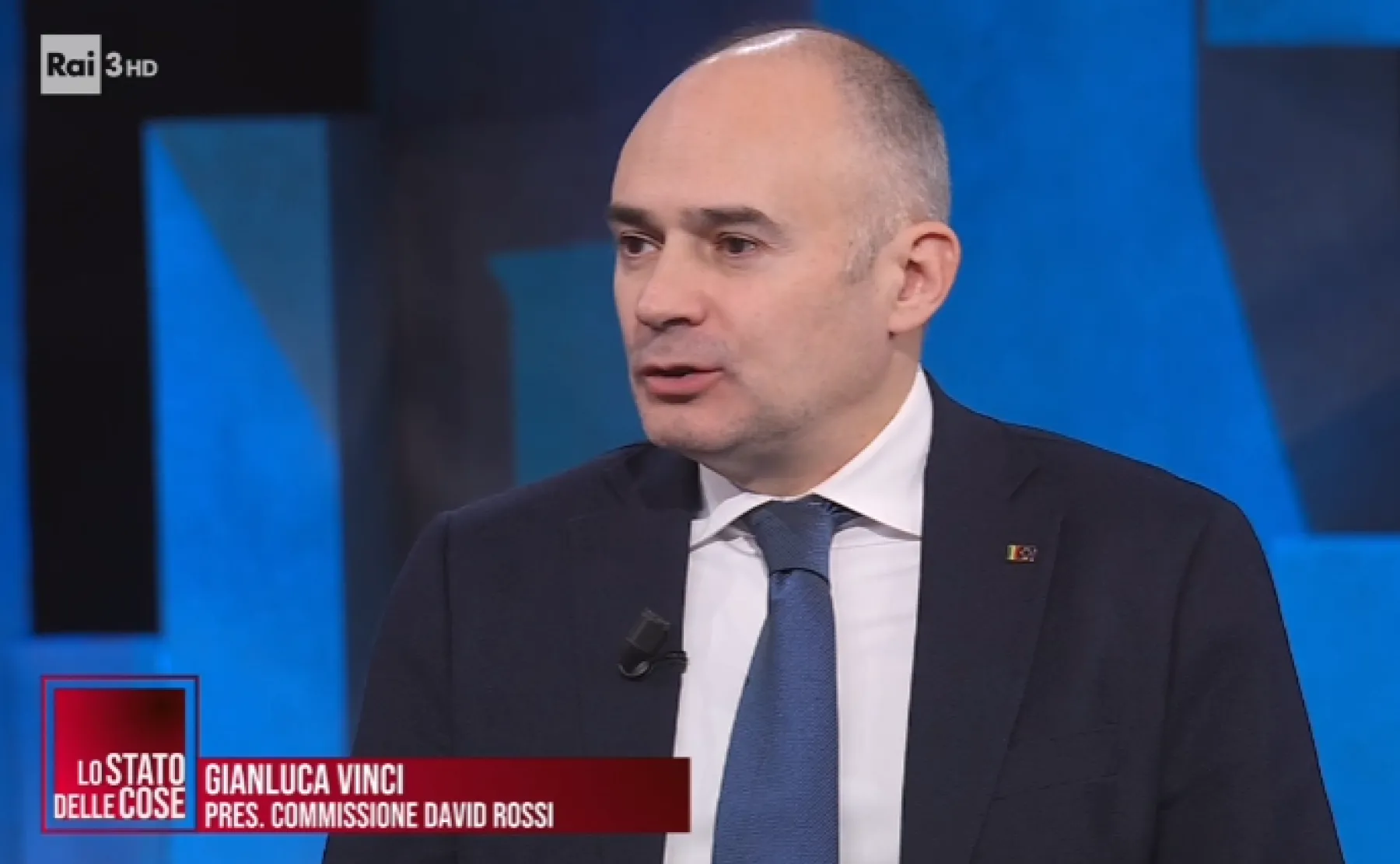 Gianluca Vinci, presidente commissione d'inchiesta sulla morte di Rossi