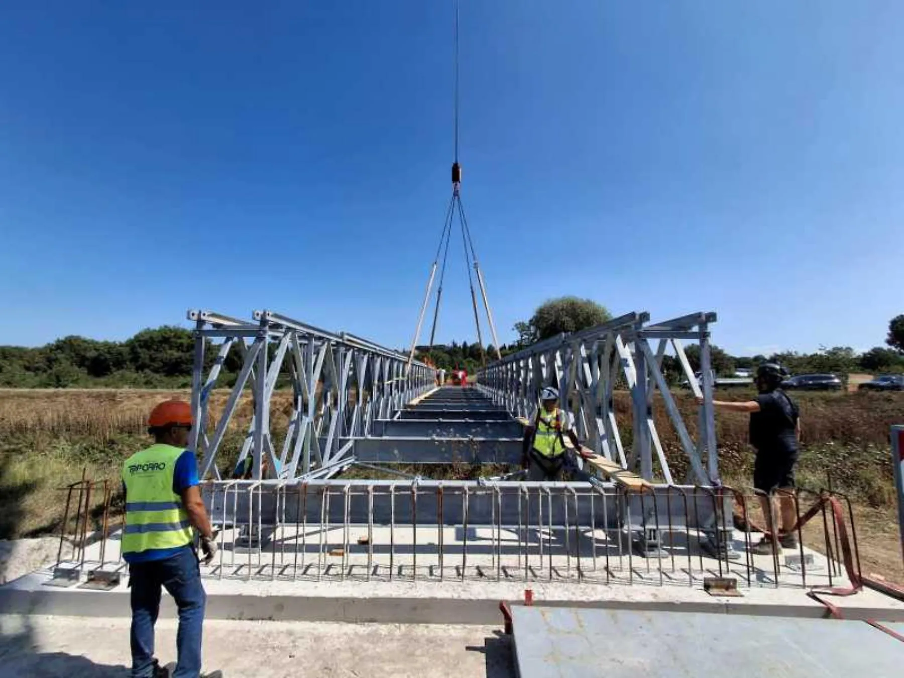 ponte bailey sul Foenna ponte bailey sul Foenna