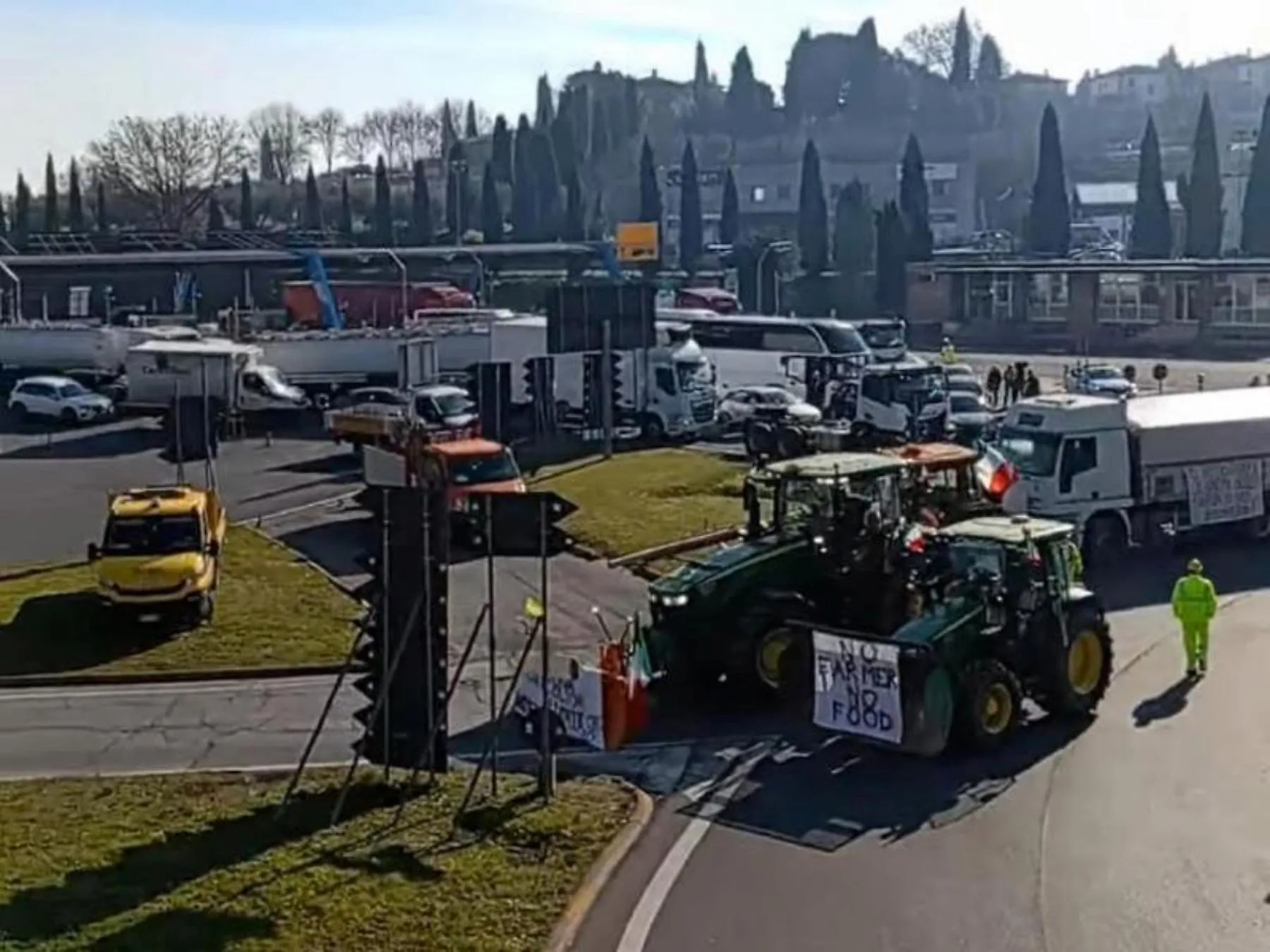 protesta degli agricoltori